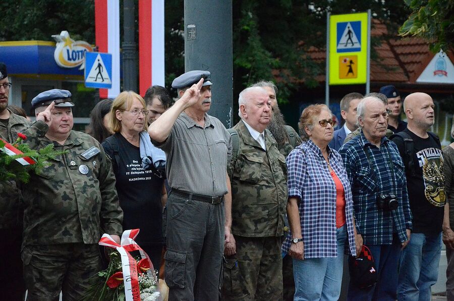 LVIII Marsz Szlakiem Pierwszej Kompanii Kadrowej. Uroczystości w Krakowie. Fot. Janusz Ślęzak (IPN)