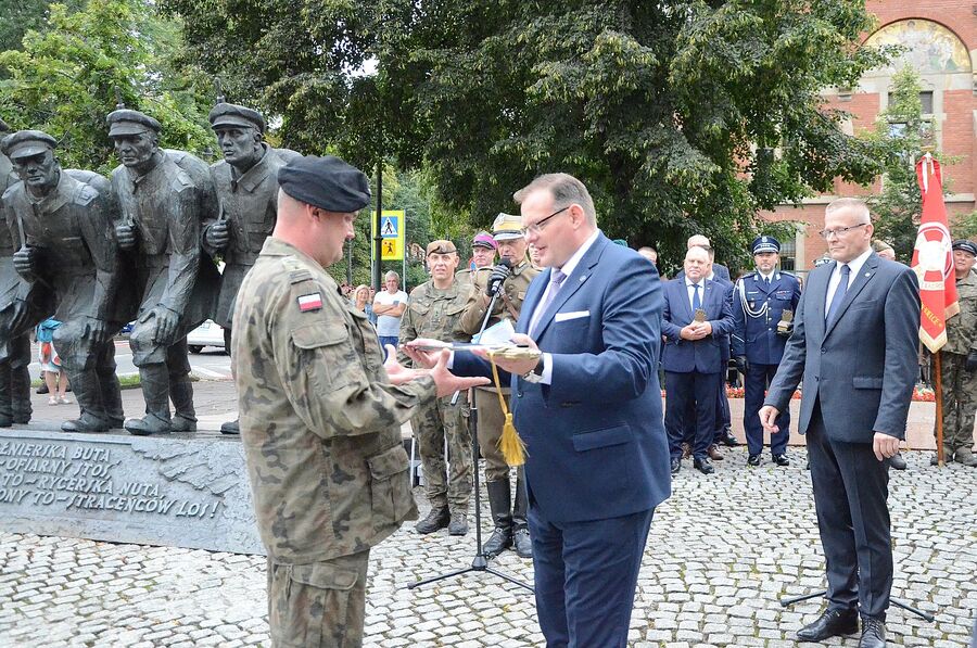 LVIII Marsz Szlakiem Pierwszej Kompanii Kadrowej. Uroczystości w Krakowie. Fot. Janusz Ślęzak (IPN)