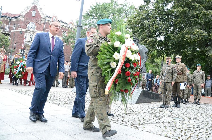 LVIII Marsz Szlakiem Pierwszej Kompanii Kadrowej. Uroczystości w Krakowie. Fot. Janusz Ślęzak (IPN)