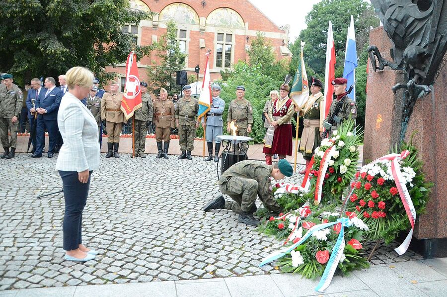 LVIII Marsz Szlakiem Pierwszej Kompanii Kadrowej. Uroczystości w Krakowie. Fot. Janusz Ślęzak (IPN)