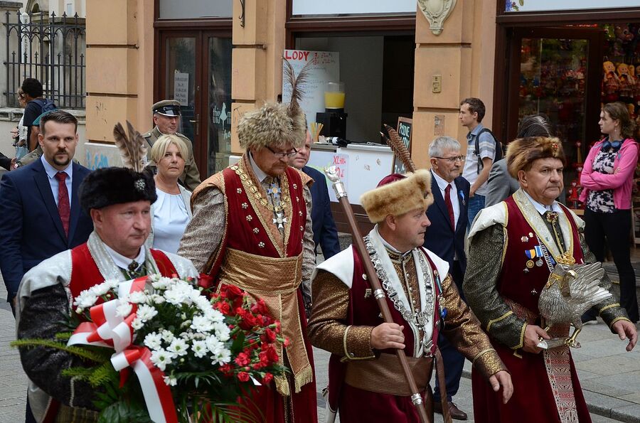LVIII Marsz Szlakiem Pierwszej Kompanii Kadrowej. Uroczystości w Krakowie. Fot. Janusz Ślęzak (IPN)