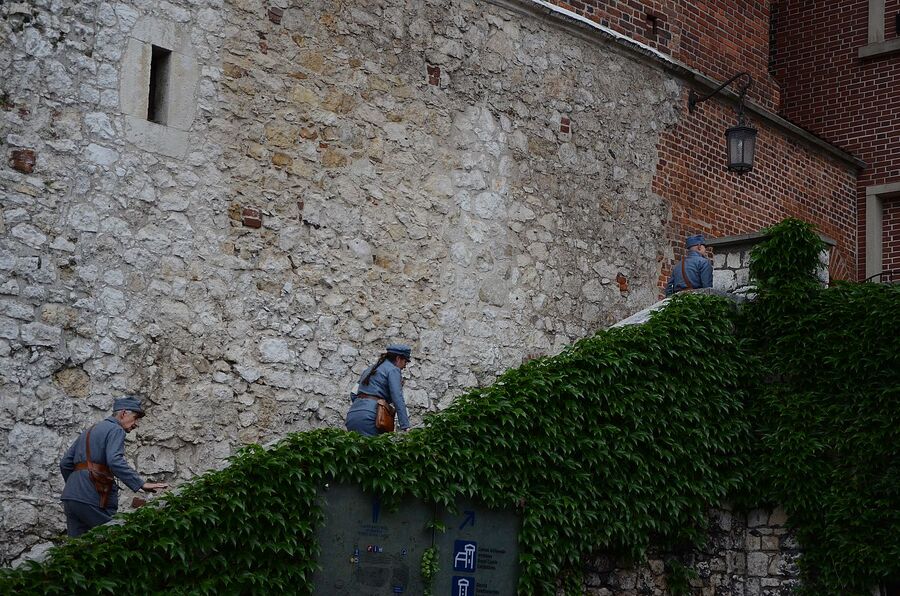 LVIII Marsz Szlakiem Pierwszej Kompanii Kadrowej. Uroczystości w Krakowie. Fot. Janusz Ślęzak (IPN)