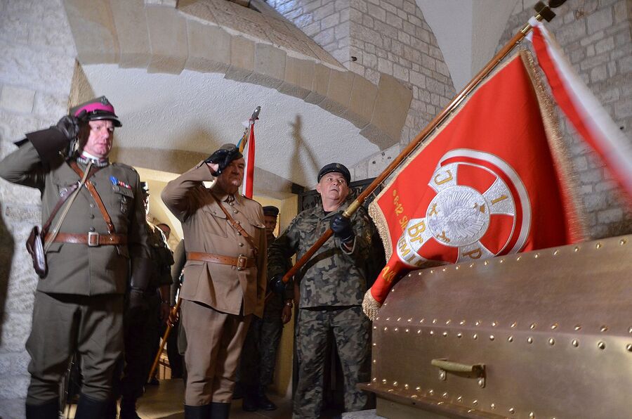 LVIII Marsz Szlakiem Pierwszej Kompanii Kadrowej. Uroczystości w Krakowie. Fot. Janusz Ślęzak (IPN)