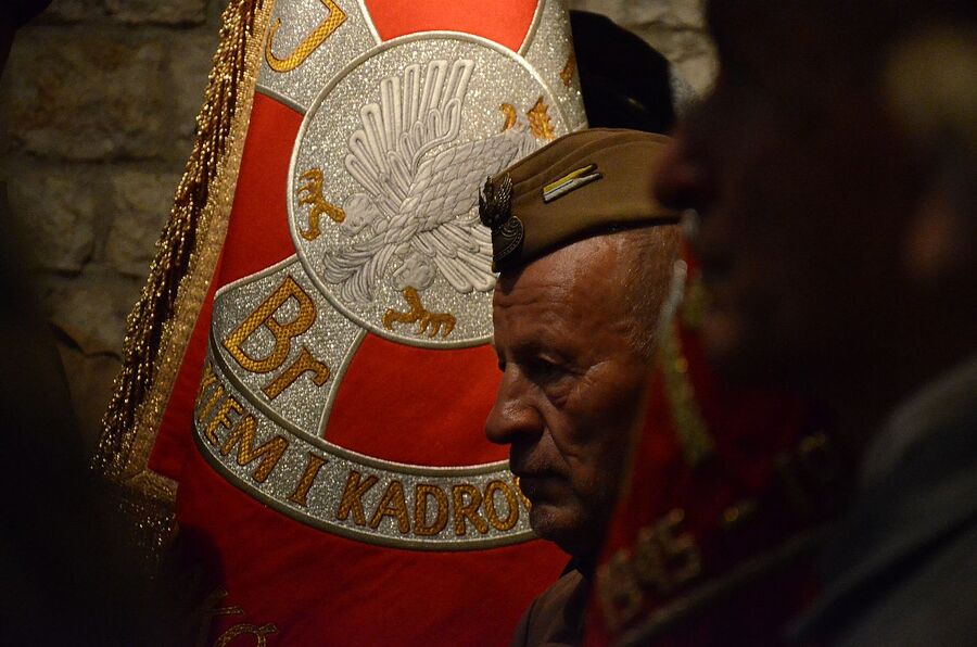 LVIII Marsz Szlakiem Pierwszej Kompanii Kadrowej. Uroczystości w Krakowie. Fot. Janusz Ślęzak (IPN)