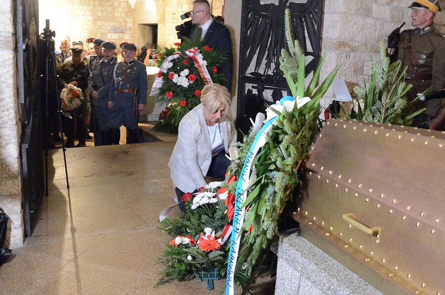 LVIII Marsz Szlakiem Pierwszej Kompanii Kadrowej. Uroczystości w Krakowie. Fot. Janusz Ślęzak (IPN)