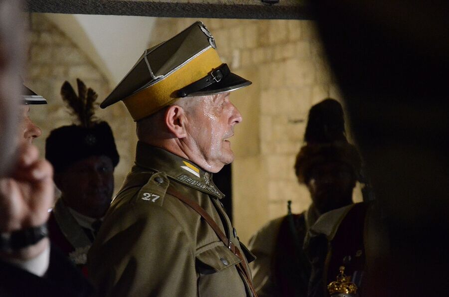 LVIII Marsz Szlakiem Pierwszej Kompanii Kadrowej. Uroczystości w Krakowie. Fot. Janusz Ślęzak (IPN)