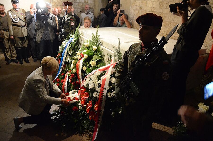 LVIII Marsz Szlakiem Pierwszej Kompanii Kadrowej. Uroczystości w Krakowie. Fot. Janusz Ślęzak (IPN)