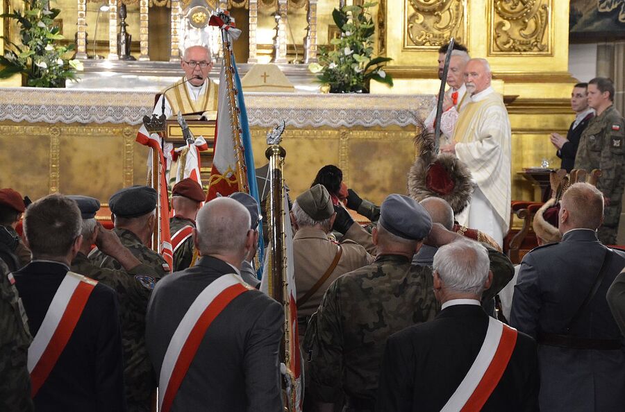 LVIII Marsz Szlakiem Pierwszej Kompanii Kadrowej. Uroczystości w Krakowie. Fot. Janusz Ślęzak (IPN)