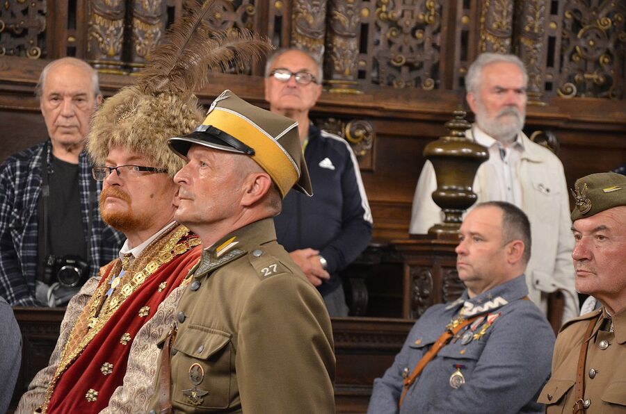 LVIII Marsz Szlakiem Pierwszej Kompanii Kadrowej. Uroczystości w Krakowie. Fot. Janusz Ślęzak (IPN)