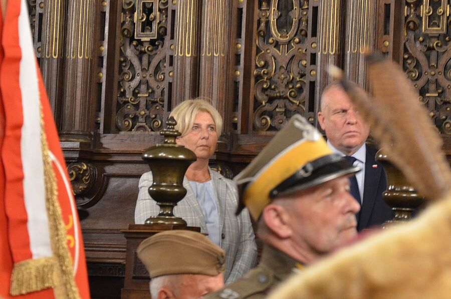 LVIII Marsz Szlakiem Pierwszej Kompanii Kadrowej. Uroczystości w Krakowie. Fot. Janusz Ślęzak (IPN)