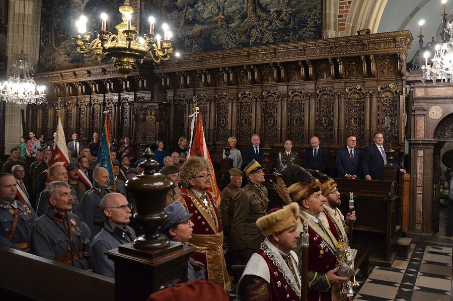 LVIII Marsz Szlakiem Pierwszej Kompanii Kadrowej. Uroczystości w Krakowie. Fot. Janusz Ślęzak (IPN)