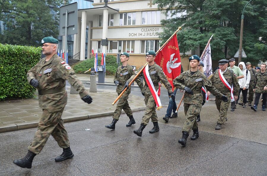 LVIII Marsz Szlakiem Pierwszej Kompanii Kadrowej. Fot. Janusz Ślęzak (IPN)