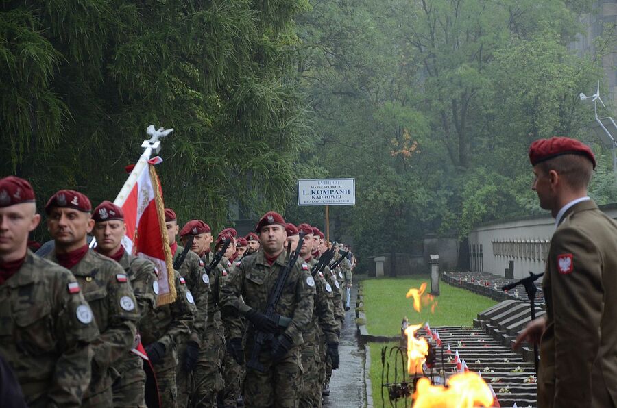 LVIII Marsz Szlakiem Pierwszej Kompanii Kadrowej. Fot. Janusz Ślęzak (IPN)