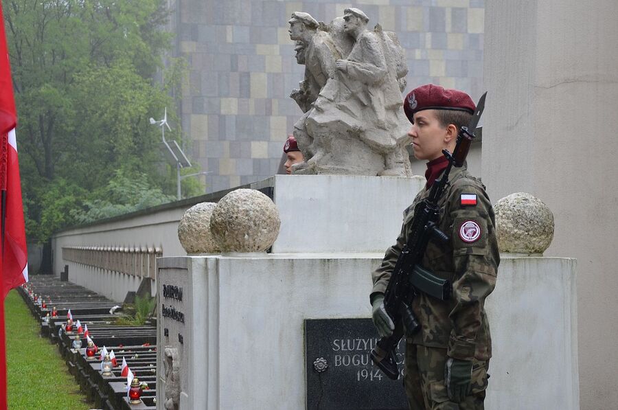 LVIII Marsz Szlakiem Pierwszej Kompanii Kadrowej. Fot. Janusz Ślęzak (IPN)