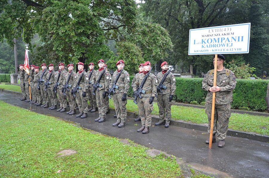 LVIII Marsz Szlakiem Pierwszej Kompanii Kadrowej. Fot. Janusz Ślęzak (IPN)