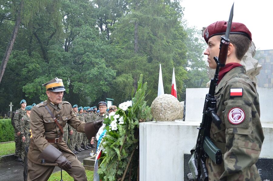 LVIII Marsz Szlakiem Pierwszej Kompanii Kadrowej. Fot. Janusz Ślęzak (IPN)