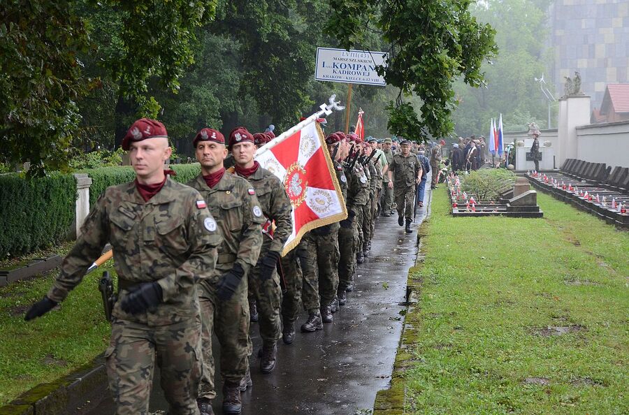 LVIII Marsz Szlakiem Pierwszej Kompanii Kadrowej. Fot. Janusz Ślęzak (IPN)