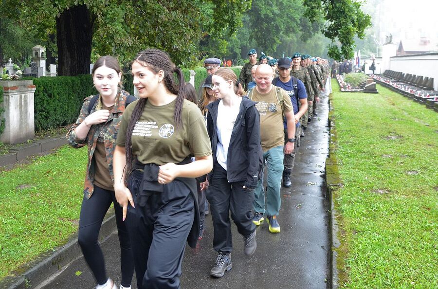 LVIII Marsz Szlakiem Pierwszej Kompanii Kadrowej. Fot. Janusz Ślęzak (IPN)