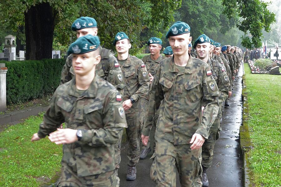LVIII Marsz Szlakiem Pierwszej Kompanii Kadrowej. Fot. Janusz Ślęzak (IPN)