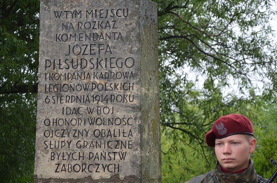 LVIII Marsz Szlakiem Pierwszej Kompanii Kadrowej. Fot. Janusz Ślęzak (IPN)