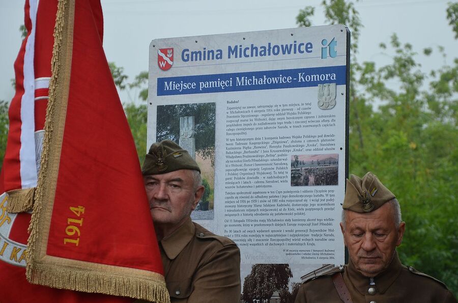 LVIII Marsz Szlakiem Pierwszej Kompanii Kadrowej. Fot. Janusz Ślęzak (IPN)