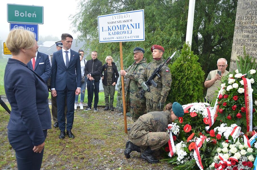 LVIII Marsz Szlakiem Pierwszej Kompanii Kadrowej. Fot. Janusz Ślęzak (IPN)