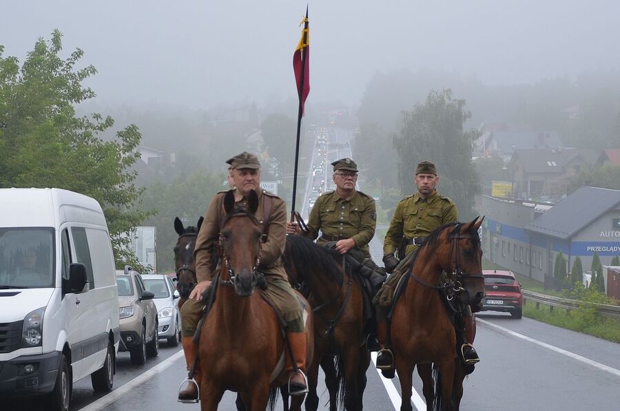 LVIII Marsz Szlakiem Pierwszej Kompanii Kadrowej. Fot. Janusz Ślęzak (IPN)