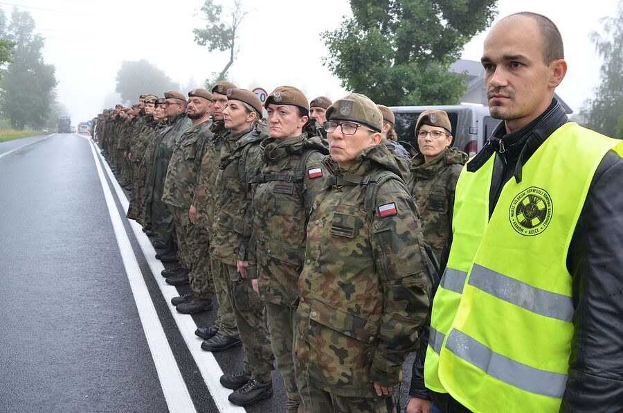 LVIII Marsz Szlakiem Pierwszej Kompanii Kadrowej. Fot. Janusz Ślęzak (IPN)