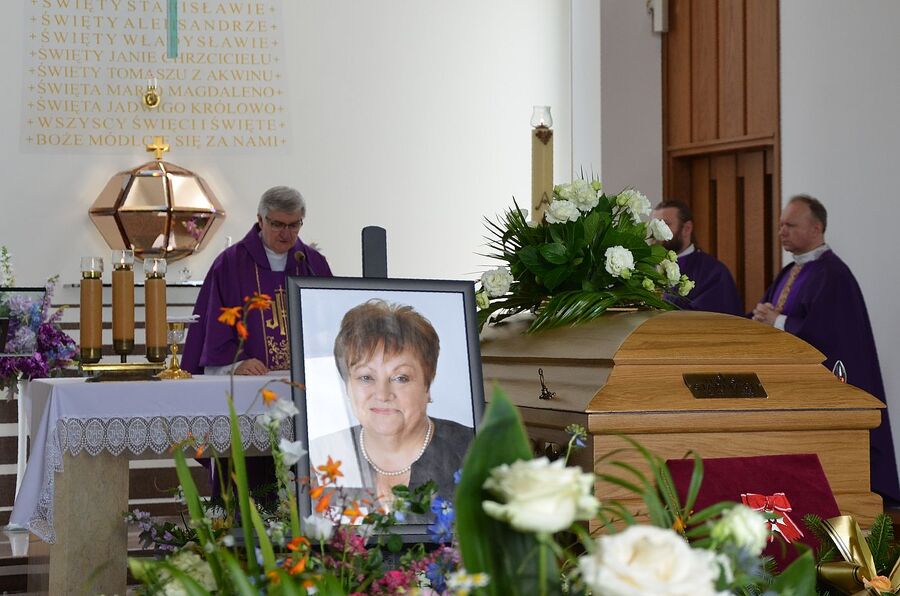 Uroczystości pogrzebowe Teresy Starmach. Fot. Janusz Ślęzak (IPN)