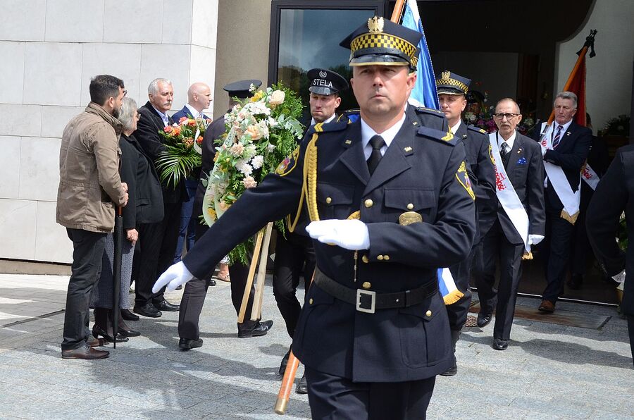 Uroczystości pogrzebowe Teresy Starmach. Fot. Janusz Ślęzak (IPN)