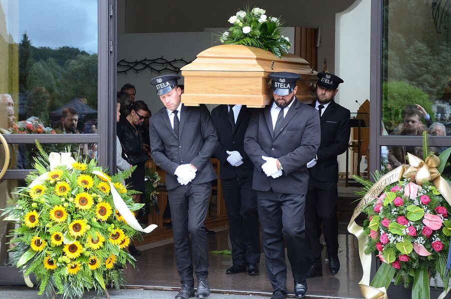 Uroczystości pogrzebowe Teresy Starmach. Fot. Janusz Ślęzak (IPN)