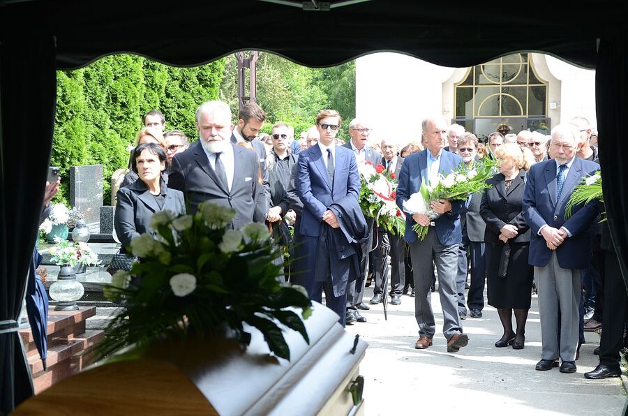 Uroczystości pogrzebowe Teresy Starmach. Fot. Janusz Ślęzak (IPN)