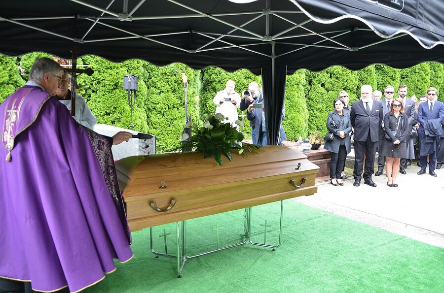 Uroczystości pogrzebowe Teresy Starmach. Fot. Janusz Ślęzak (IPN)