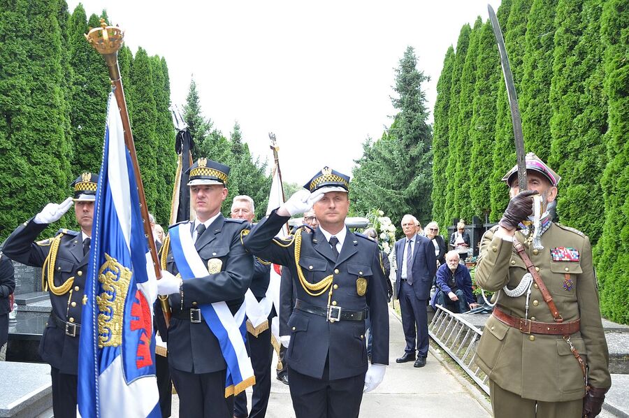 Uroczystości pogrzebowe Teresy Starmach. Fot. Janusz Ślęzak (IPN)