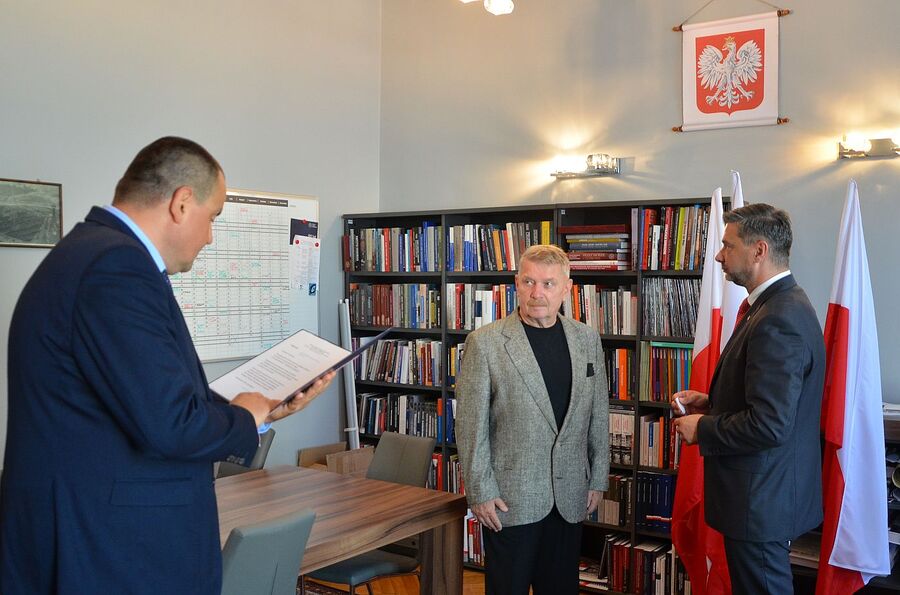 Andrzej Marcinek odebrał Krzyż Wolności i Solidarności. Fot. Janusz Ślęzak (IPN)