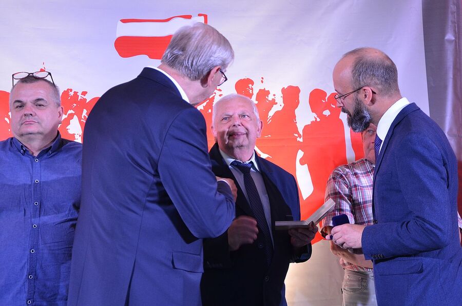 Uroczystość wręczenia medali „Dziękujemy za wolność”. Fot. Janusz Ślęzak (IPN)