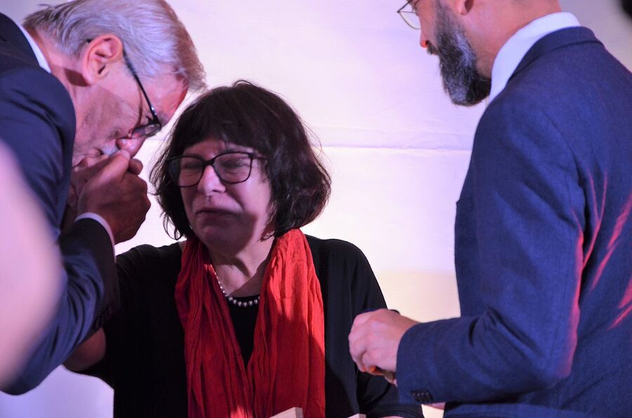 Uroczystość wręczenia medali „Dziękujemy za wolność”. Fot. Janusz Ślęzak (IPN)