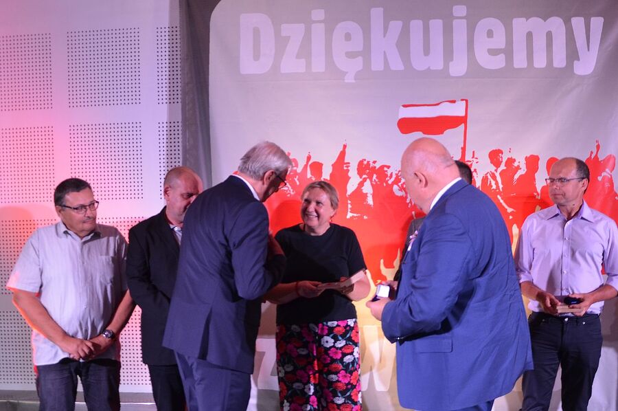 Uroczystość wręczenia medali „Dziękujemy za wolność”. Fot. Janusz Ślęzak (IPN)