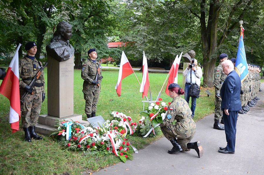 77. rocznica śmierci Danuty Siedzikówny „Inki”. Fot. Janusz Ślęzak (IPN)
