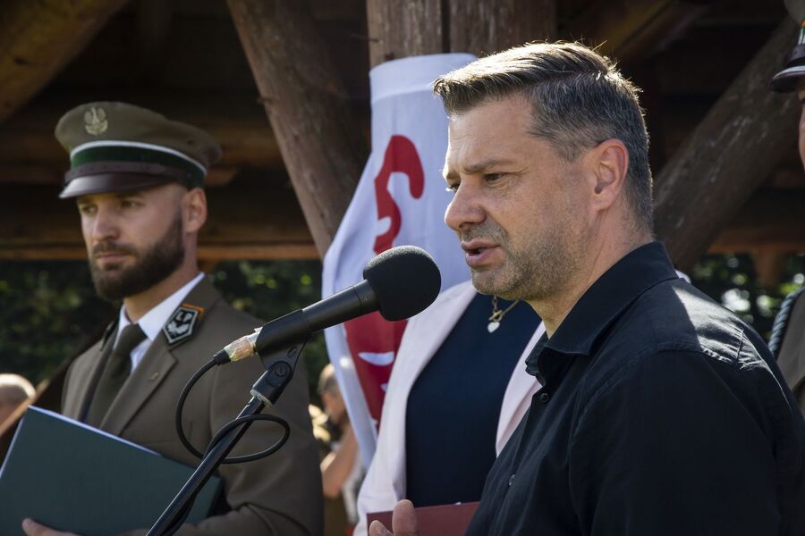 Uroczystości na Hali Łabowskiej. Fot. Agnieszka Masłowska (IPN)