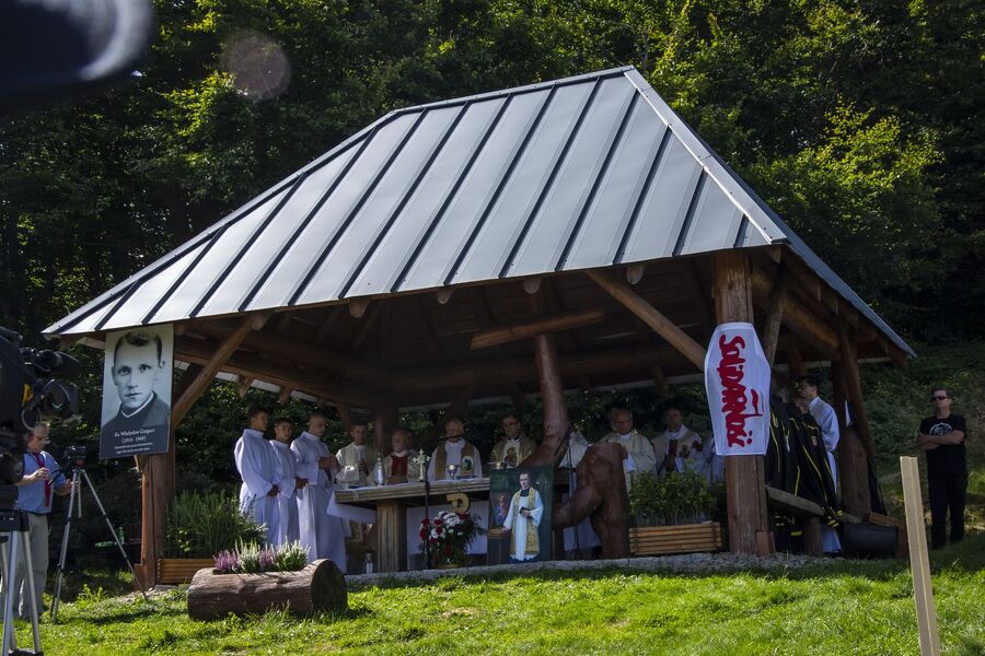 Uroczystości na Hali Łabowskiej. Fot. Agnieszka Masłowska (IPN)