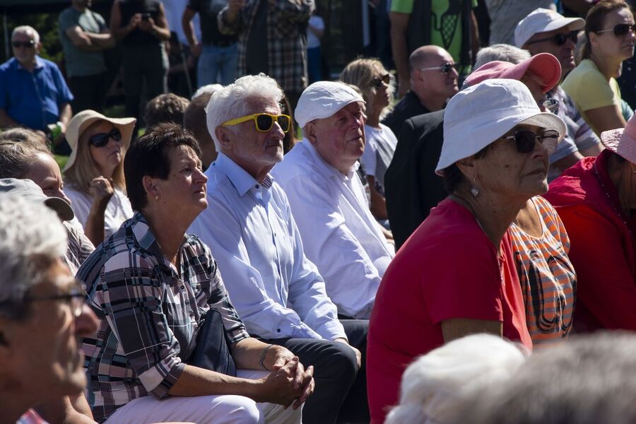 Uroczystości na Hali Łabowskiej. Fot. Agnieszka Masłowska (IPN)