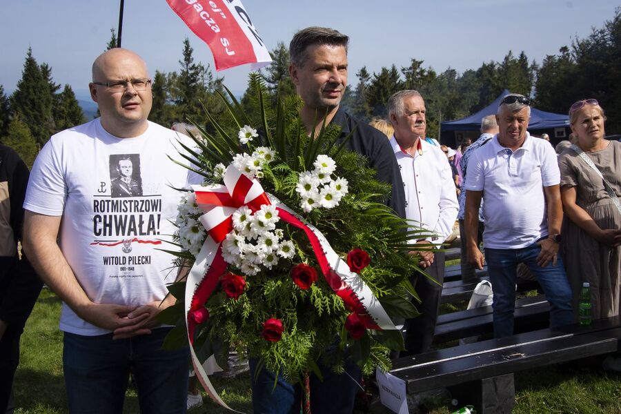 Uroczystości na Hali Łabowskiej. Fot. Agnieszka Masłowska (IPN)