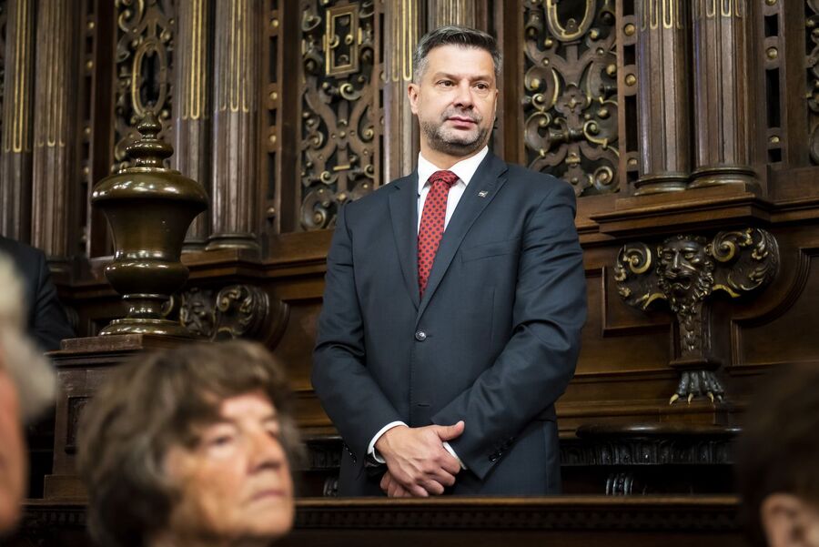 Kraków. Uroczystości w 84. rocznicę agresji Związku Sowieckiego na Polskę. Fot. Agnieszka Masłowska (IPN)