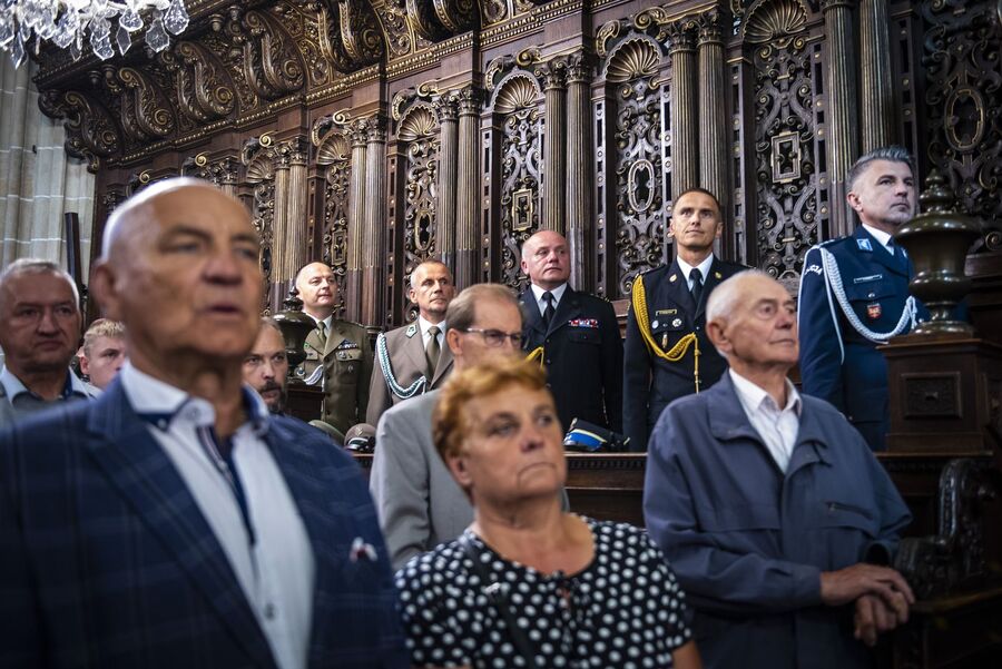 Kraków. Uroczystości w 84. rocznicę agresji Związku Sowieckiego na Polskę. Fot. Agnieszka Masłowska (IPN)