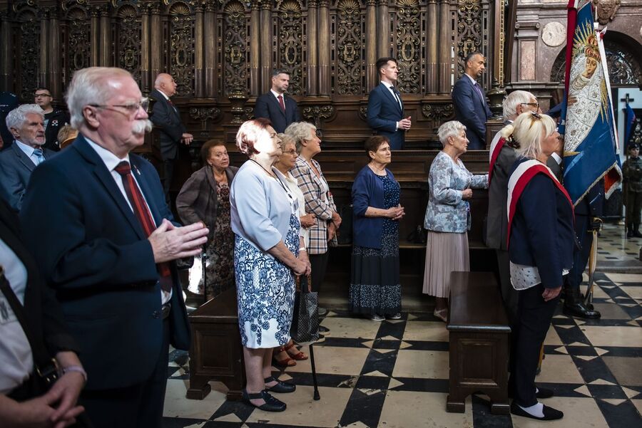 Kraków. Uroczystości w 84. rocznicę agresji Związku Sowieckiego na Polskę. Fot. Agnieszka Masłowska (IPN)