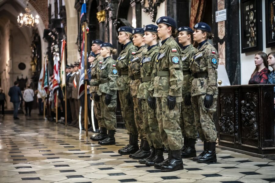Kraków. Uroczystości w 84. rocznicę agresji Związku Sowieckiego na Polskę. Fot. Agnieszka Masłowska (IPN)