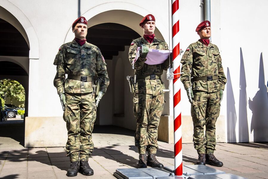 Kraków. Uroczystości w 84. rocznicę agresji Związku Sowieckiego na Polskę. Fot. Agnieszka Masłowska (IPN)