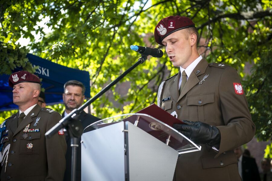 Kraków. Uroczystości w 84. rocznicę agresji Związku Sowieckiego na Polskę. Fot. Agnieszka Masłowska (IPN)