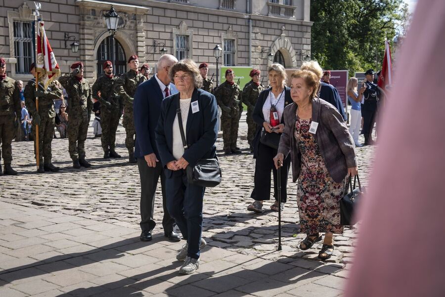 Kraków. Uroczystości w 84. rocznicę agresji Związku Sowieckiego na Polskę. Fot. Agnieszka Masłowska (IPN)